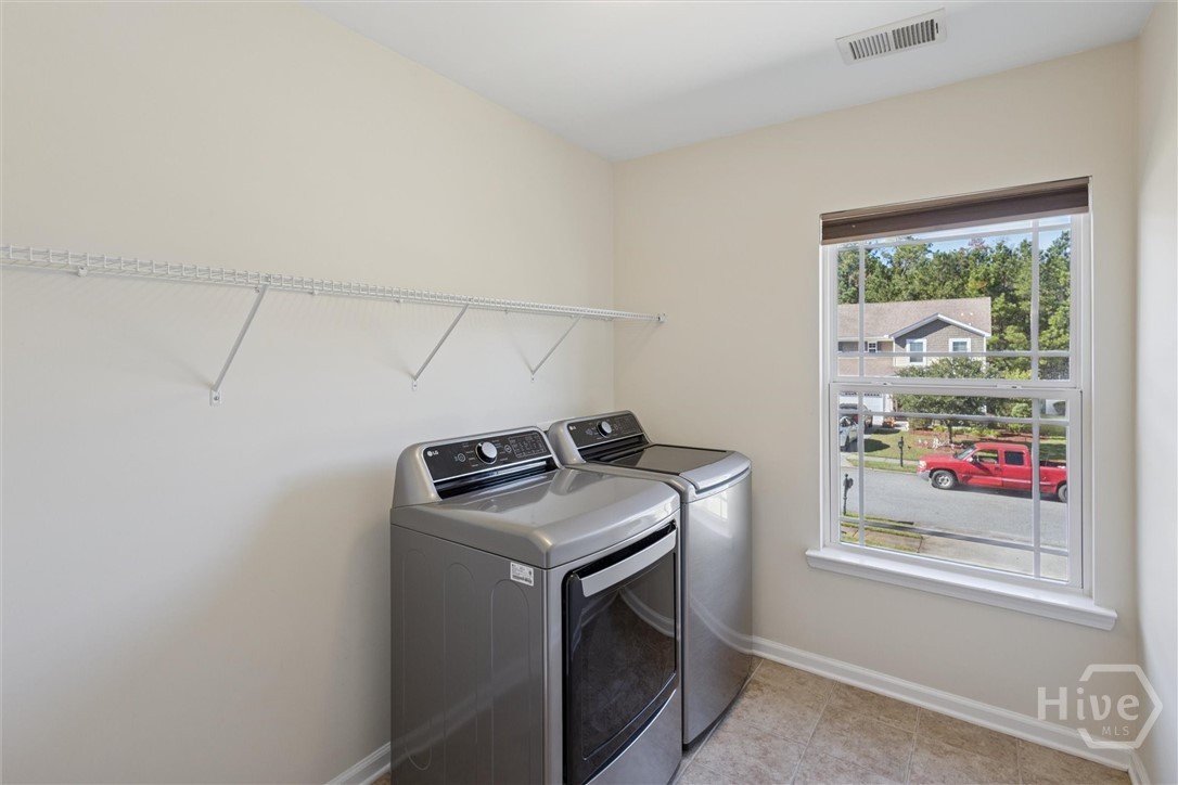 157 Tahoe Drive Pooler, GA 31322 - Photo 40 of 55 Laundry Upstairs - Washer and Dryer remain