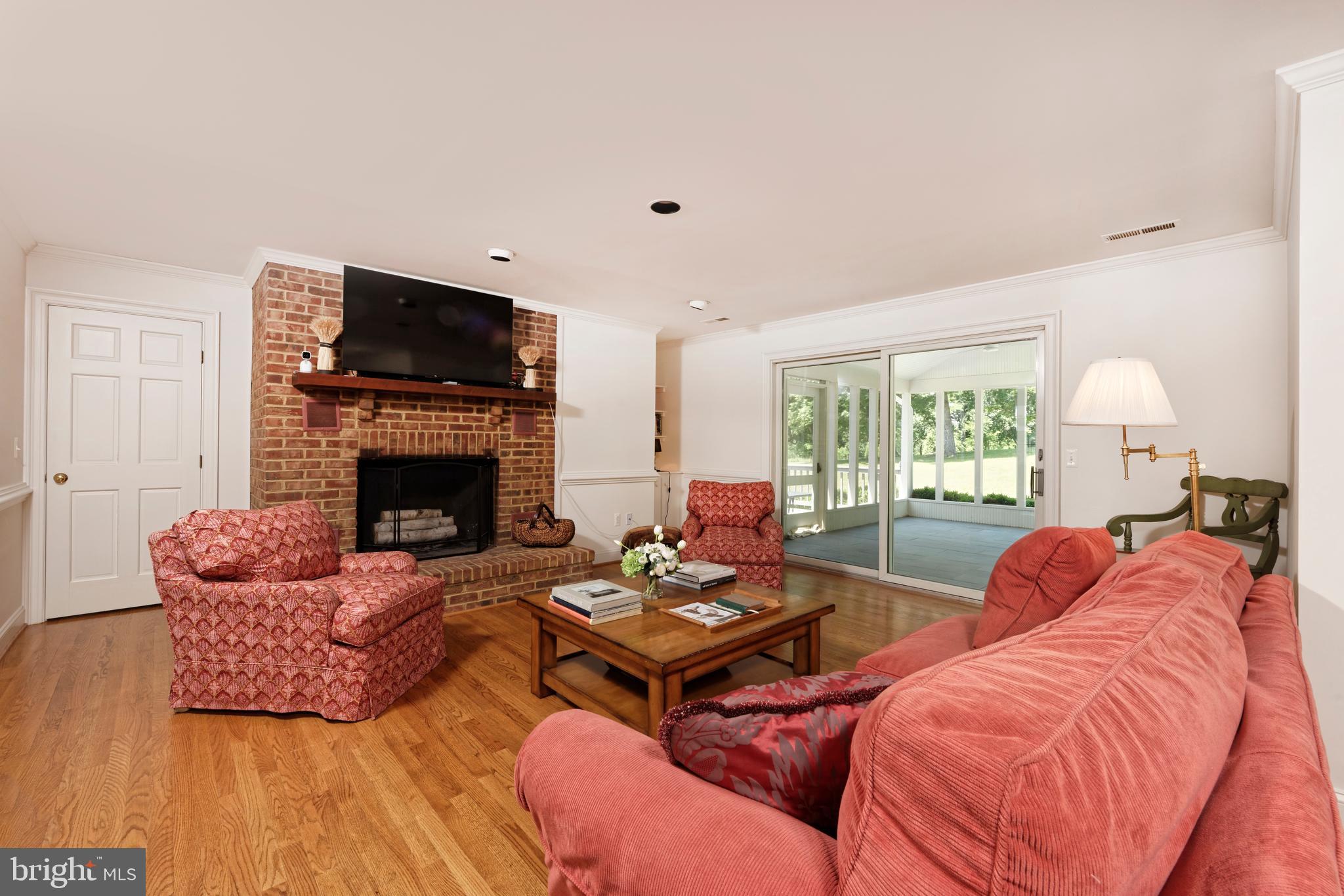 1310 Delaplane Grade Road Upperville, VA 20184 - Photo 25 of 94 Family Room opens to a screened in porch