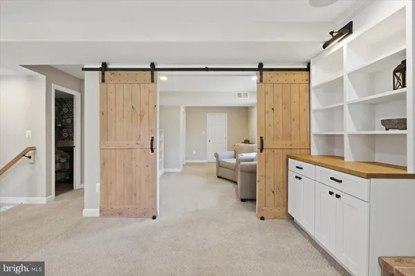 a view of closet area