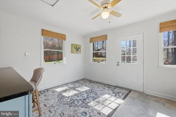 a view of workspace with window