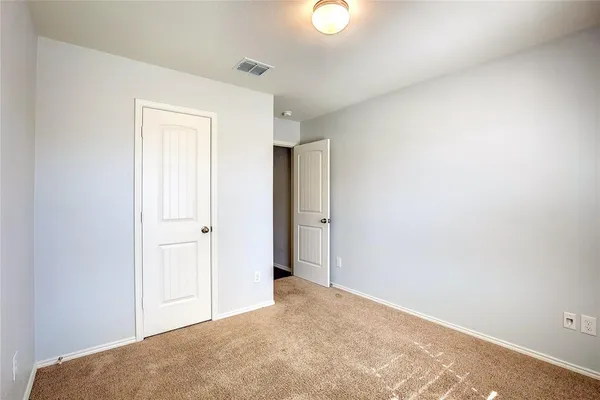 a view of an empty room