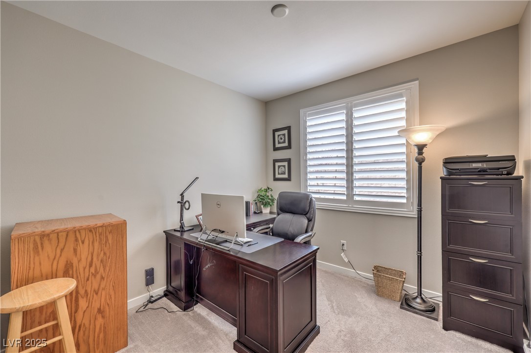 2711 Evolutionary Lane Las Vegas, NV 89138 - Photo 16 of 37 Office featuring baseboards and light carpet