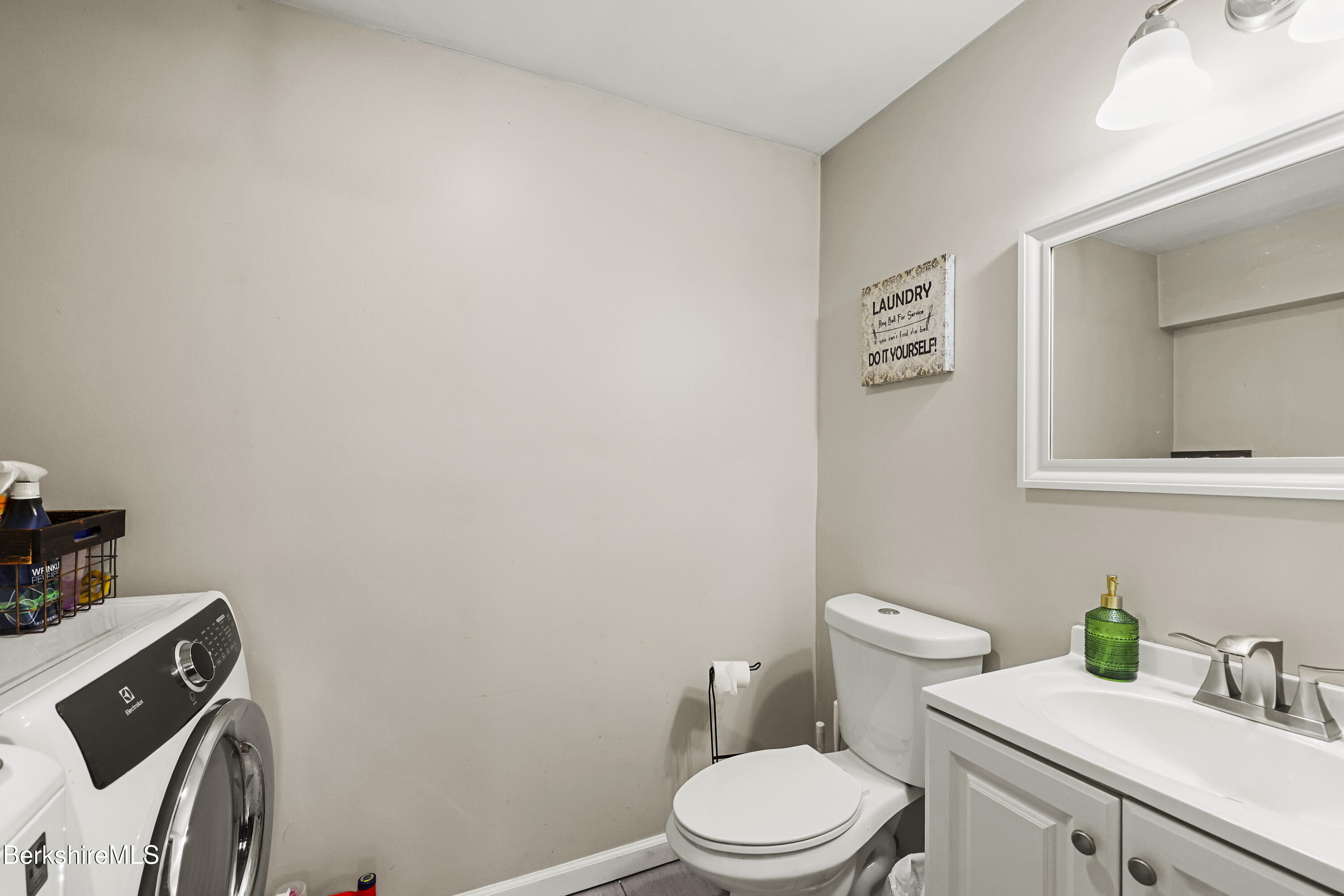 1106 South Street Dalton, MA 01226 - Photo 12 of 17 Half Bath & laundry