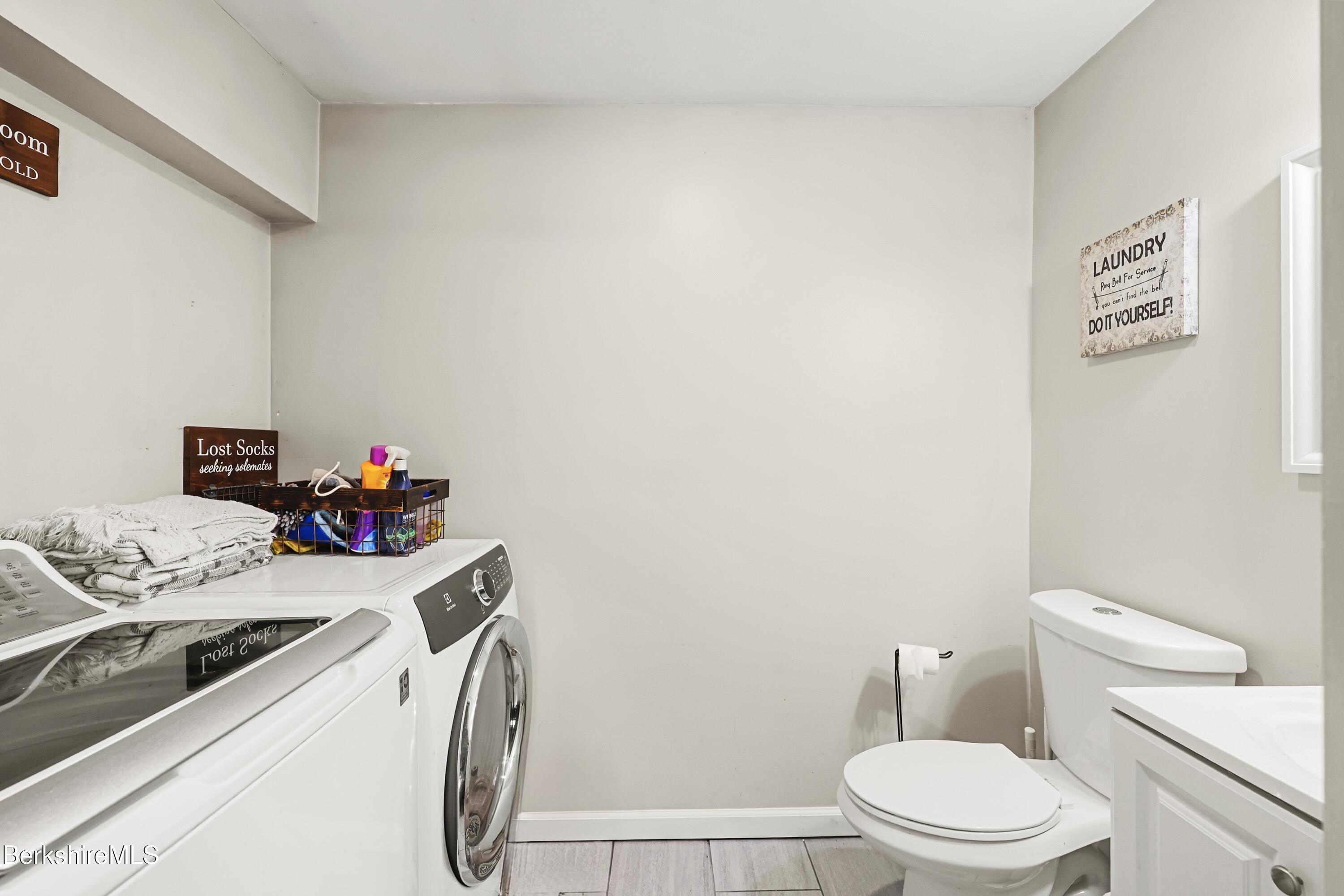 1106 South Street Dalton, MA 01226 - Photo 13 of 17 Half bath with laundry