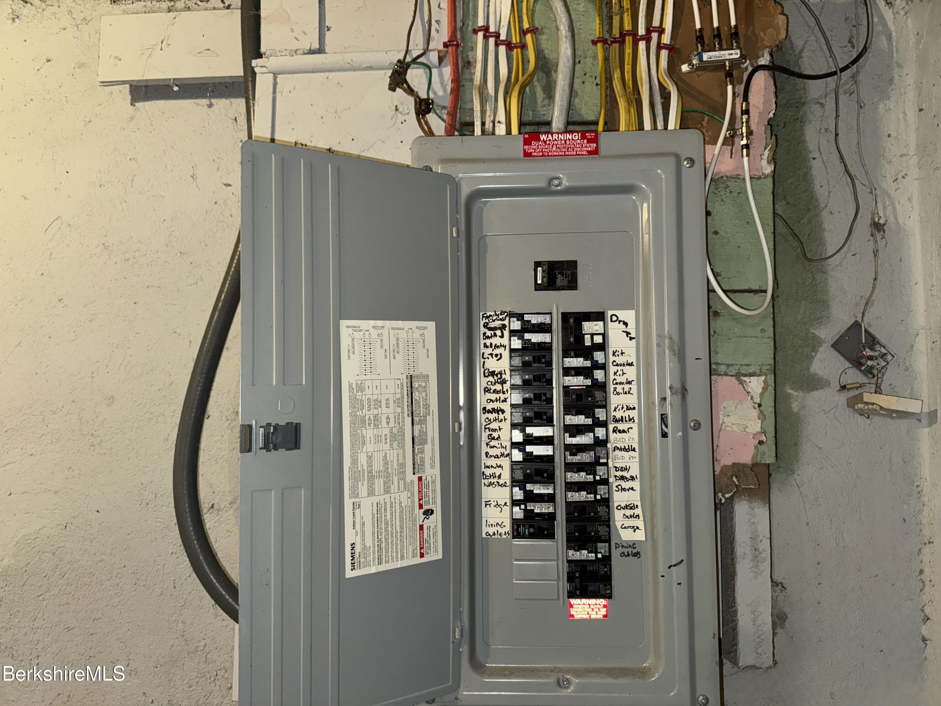 1106 South Street Dalton, MA 01226 - Photo 17 of 17 Electrical panel