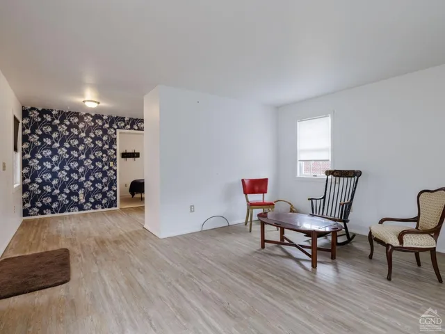 a view of a volley ball court