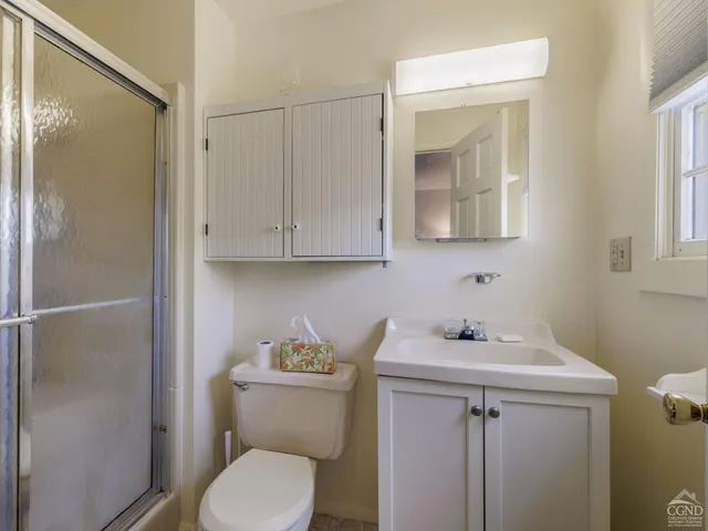 a view of outdoor space with a garden