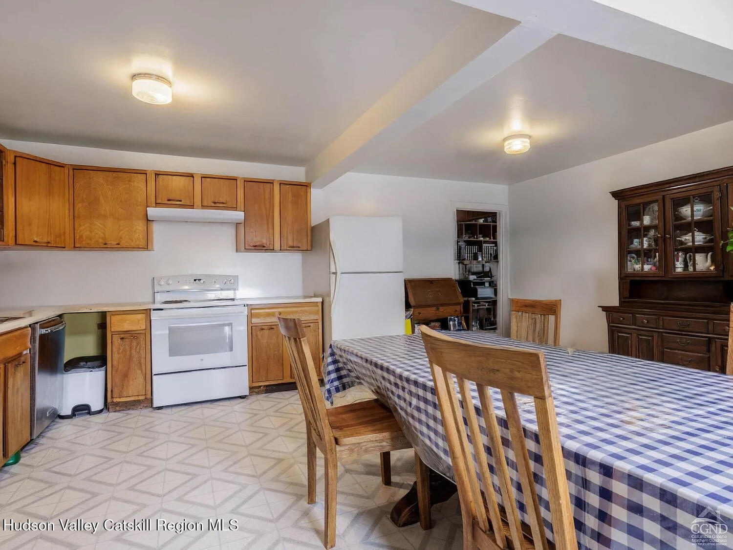 25 Vets Road Windham, NY 12496 - Photo 7 of 74 a kitchen with a table chairs sink and cabinets