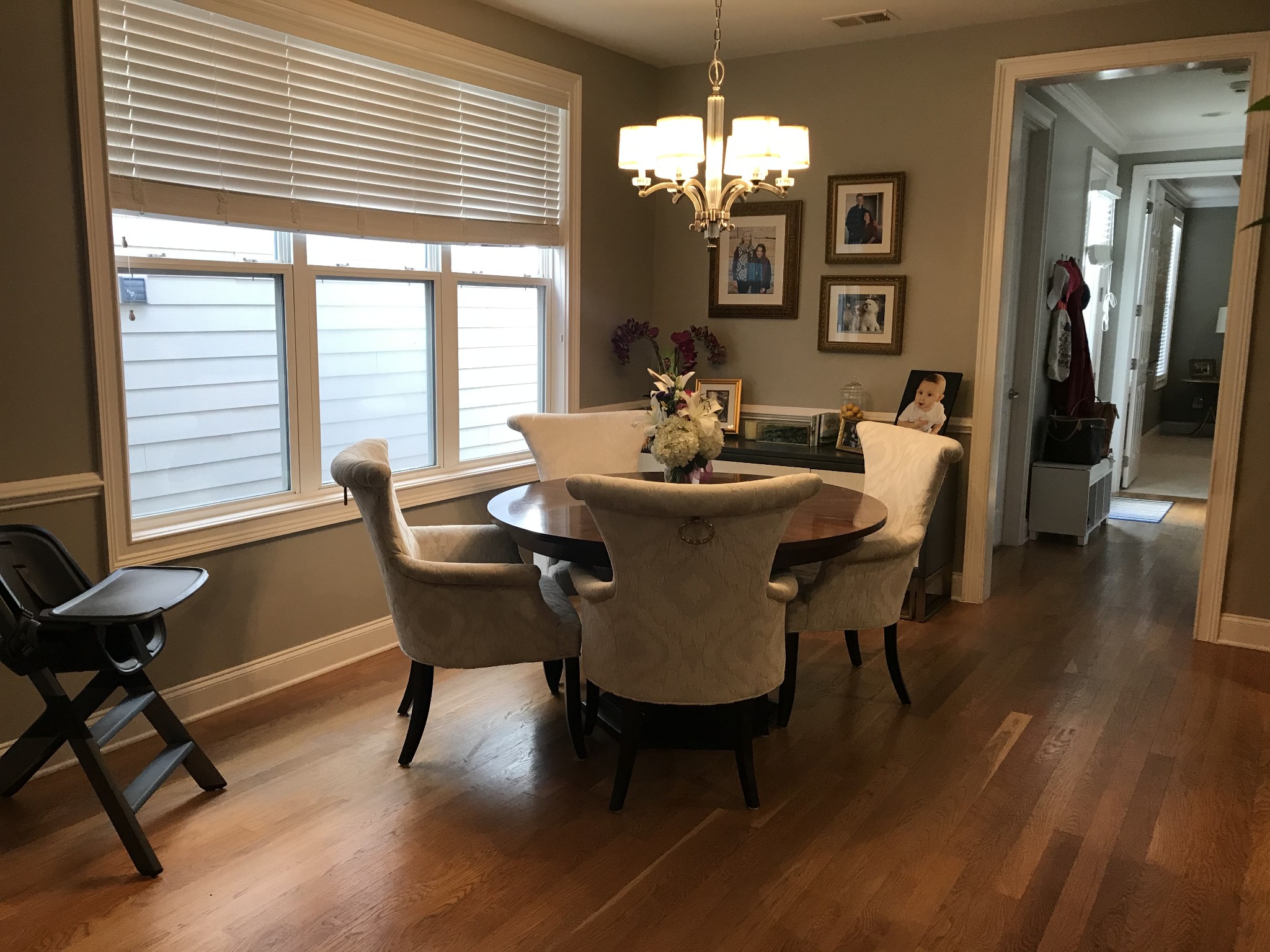 211 Acadia Avenue Franklin, TN 37064 - Photo 9 of 21 a view of a dining room with furniture window and wooden floor