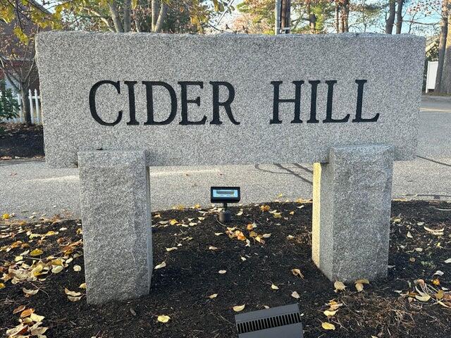 73 Kavanaugh Road, Unit 73 Old Orchard Beach, ME 04064 - Photo 27 of 33 cider hill sign