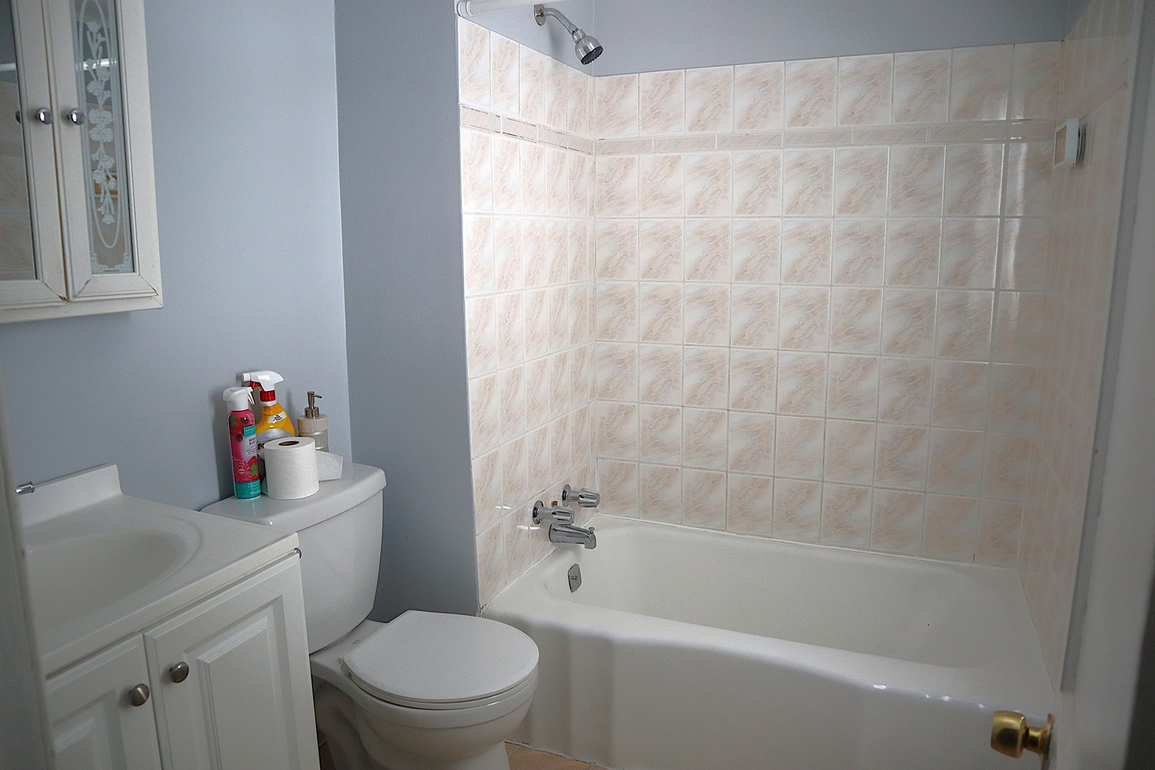 1934 West 21st Place Chicago, IL 60608 - Photo 24 of 25 a bathroom with a sink a toilet and a bathtub