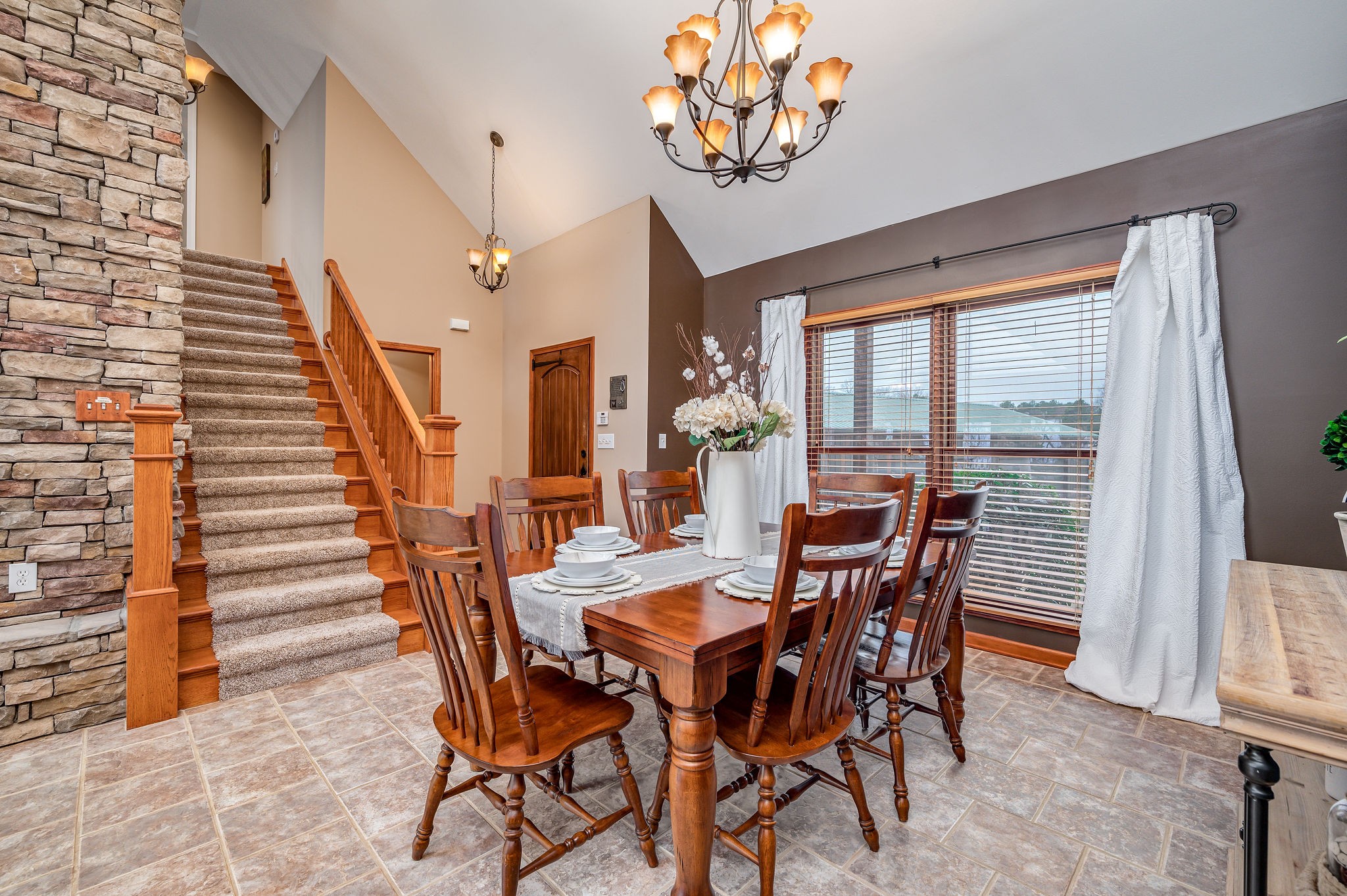 60 Lakeside Estates Road Springville, TN 38256 - Photo 13 of 49 a view of a dining room with furniture window and wooden floor