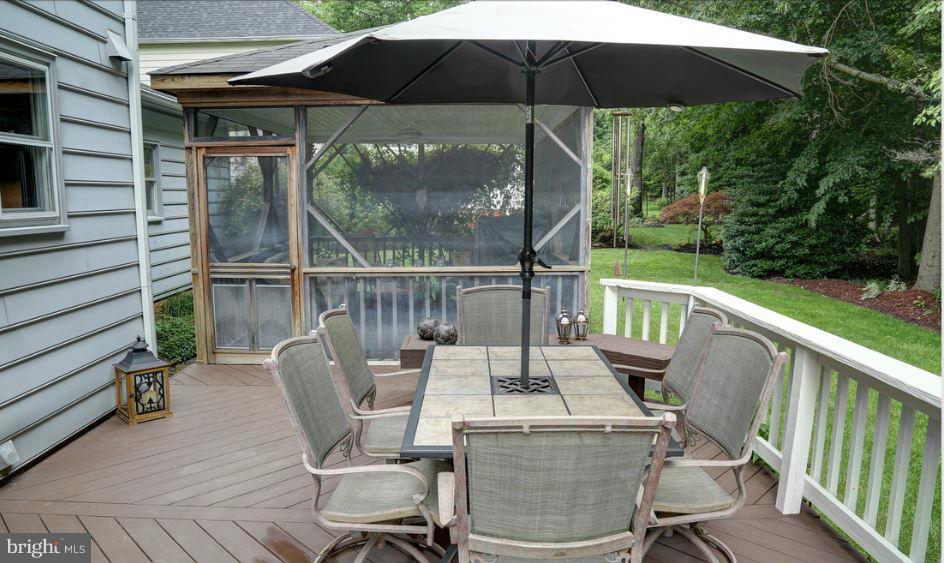 518 Post Oak Road Annapolis, MD 21401 - Photo 21 of 26 REAR DECK WITH SCENIC TREED COMMON AREAS
