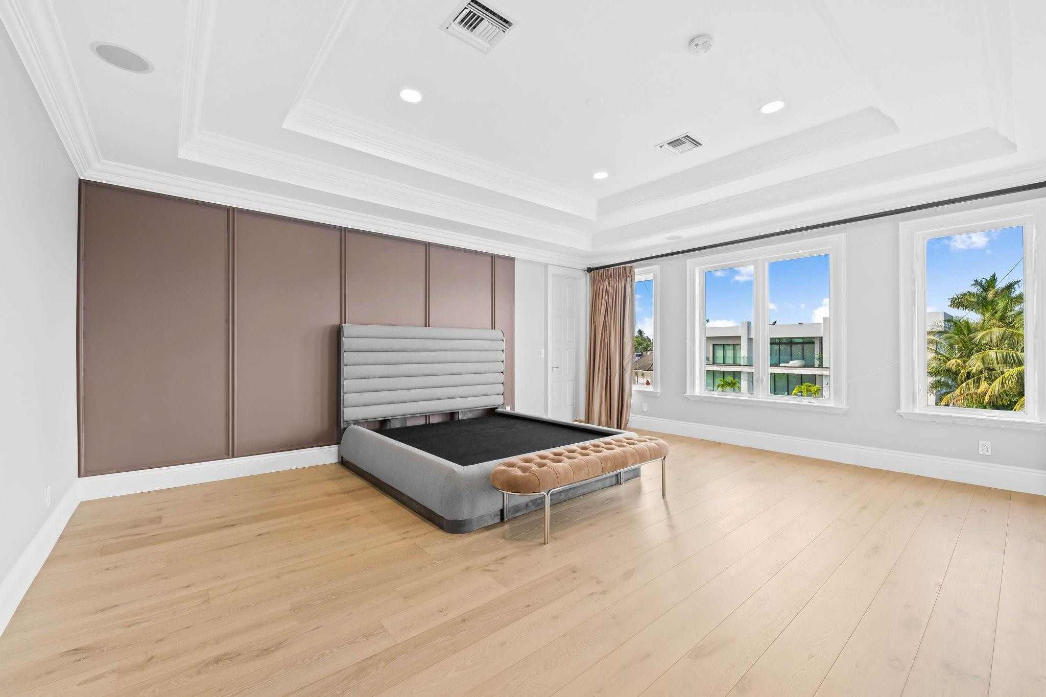 861 Nafa Drive Boca Raton, FL 33487 - Photo 55 of 58 a view of an empty room with a window and wooden floor