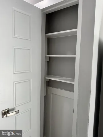 a view of a closet