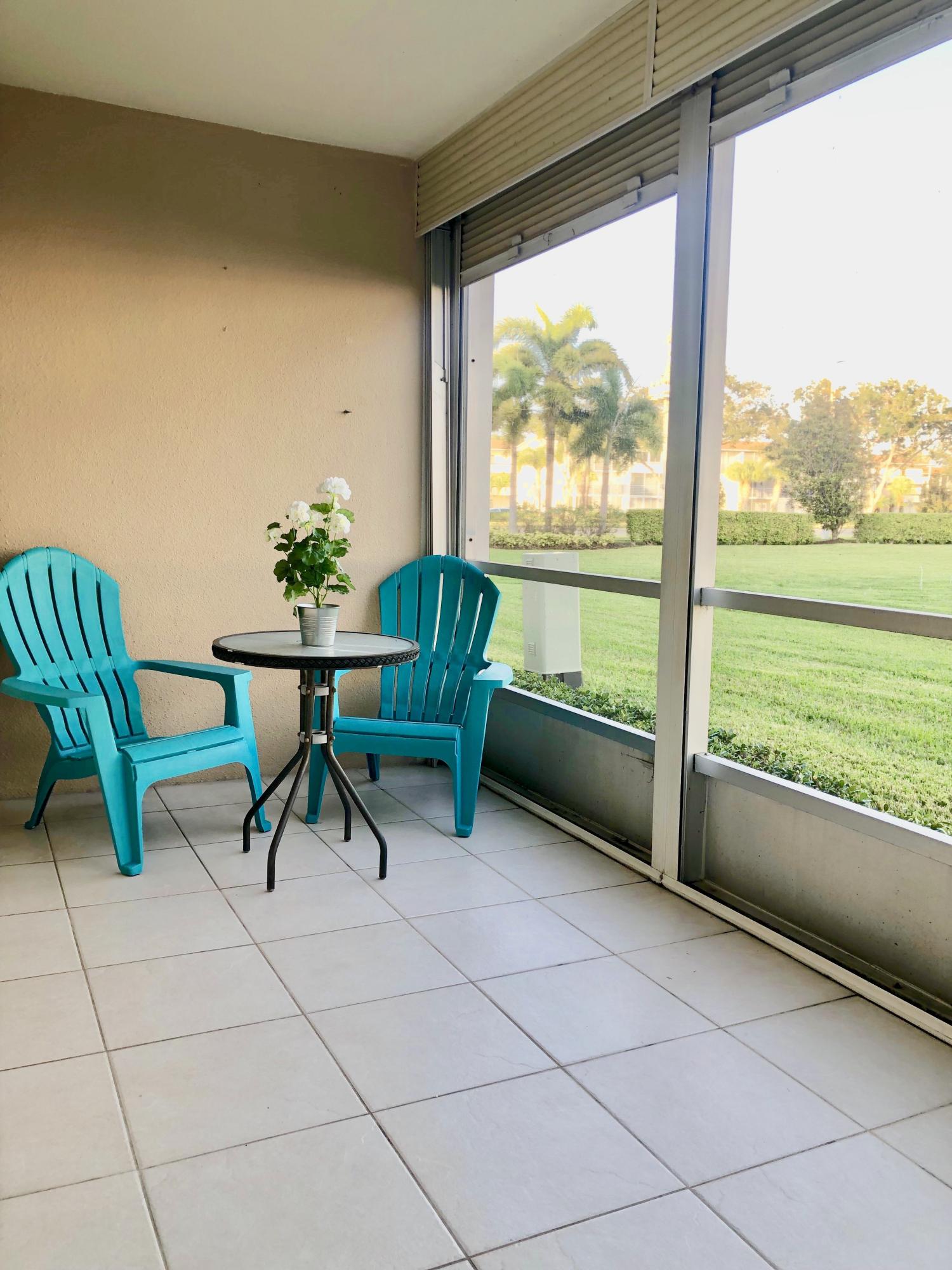 1078 Yarmouth C Boca Raton, FL 33434 - Photo 16 of 19 patio with lakeview