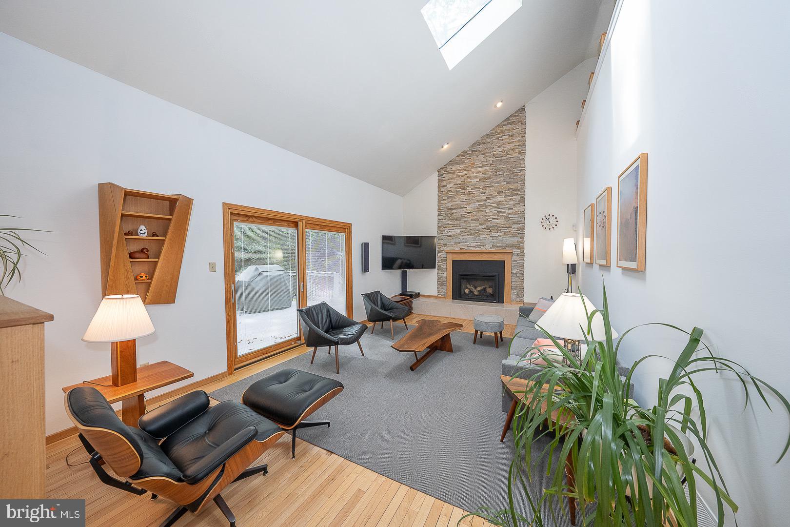 820 Weadley Road Radnor, PA 19087 - Photo 12 of 39 Family Room with Fireplace & stone surround