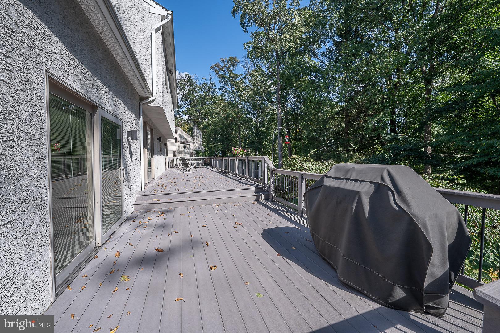 820 Weadley Road Radnor, PA 19087 - Photo 36 of 39 Expansive Trex Deck overlooking the Backyard