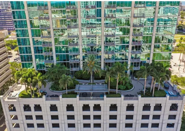 a view of city from the terrace
