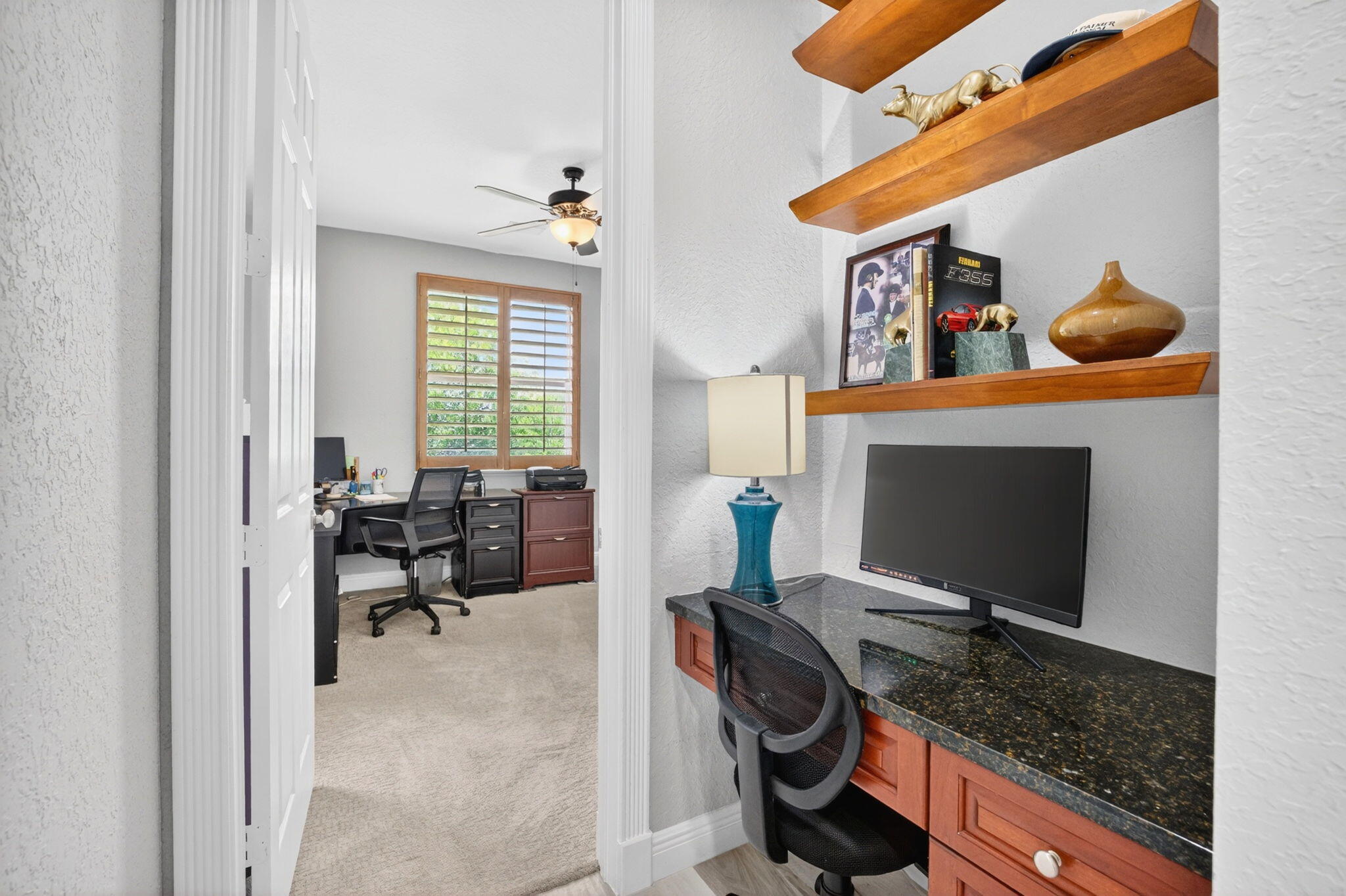 2860 Marina Circle Lighthouse Point, FL 33064 - Photo 25 of 37 Custom Built In Desk