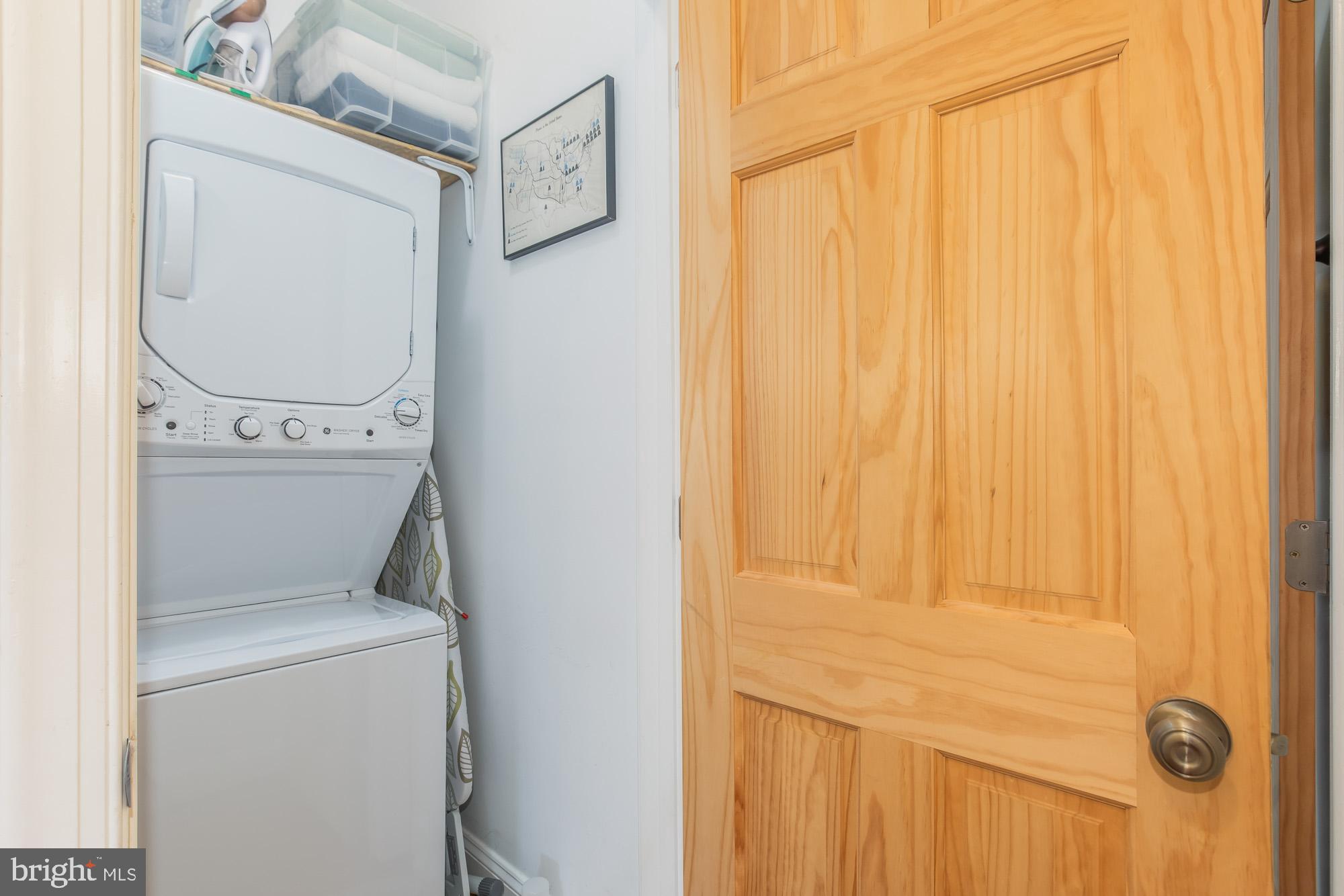 116 V Street Northeast Washington, DC 20002 - Photo 18 of 26 a utility room with dryer and washer