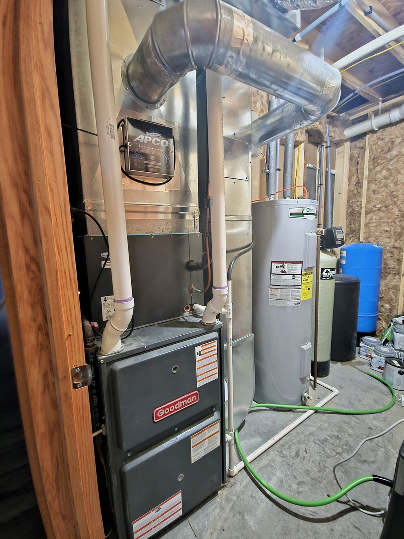 809 McCoy Road Amboy, IL 61310 - Photo 45 of 58 a view of a kitchen with a sink and a refrigerator