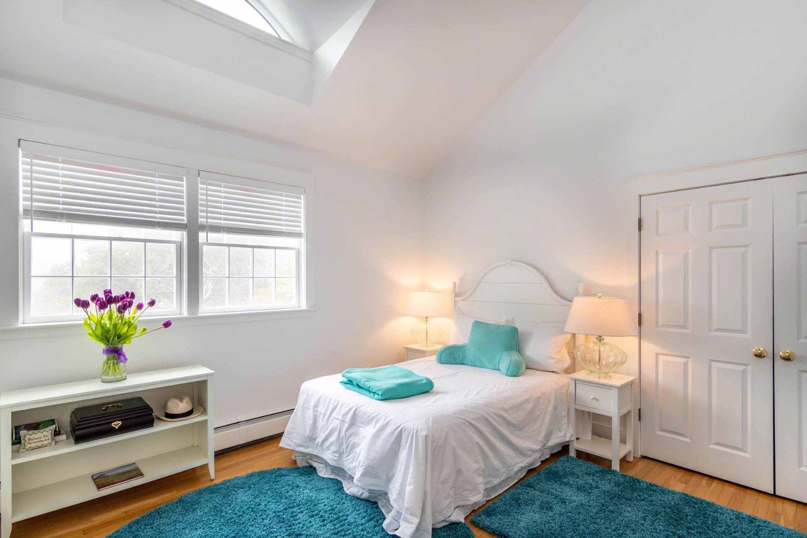 22 Edgartown Bay Road Edgartown, MA 02539 - Photo 36 of 55 a bedroom with a bed and a window