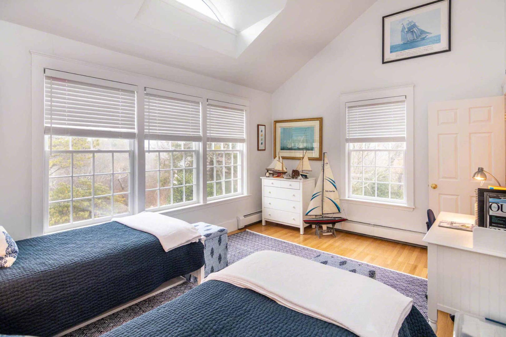 22 Edgartown Bay Road Edgartown, MA 02539 - Photo 38 of 55 a living room with a bed furniture and next to a window