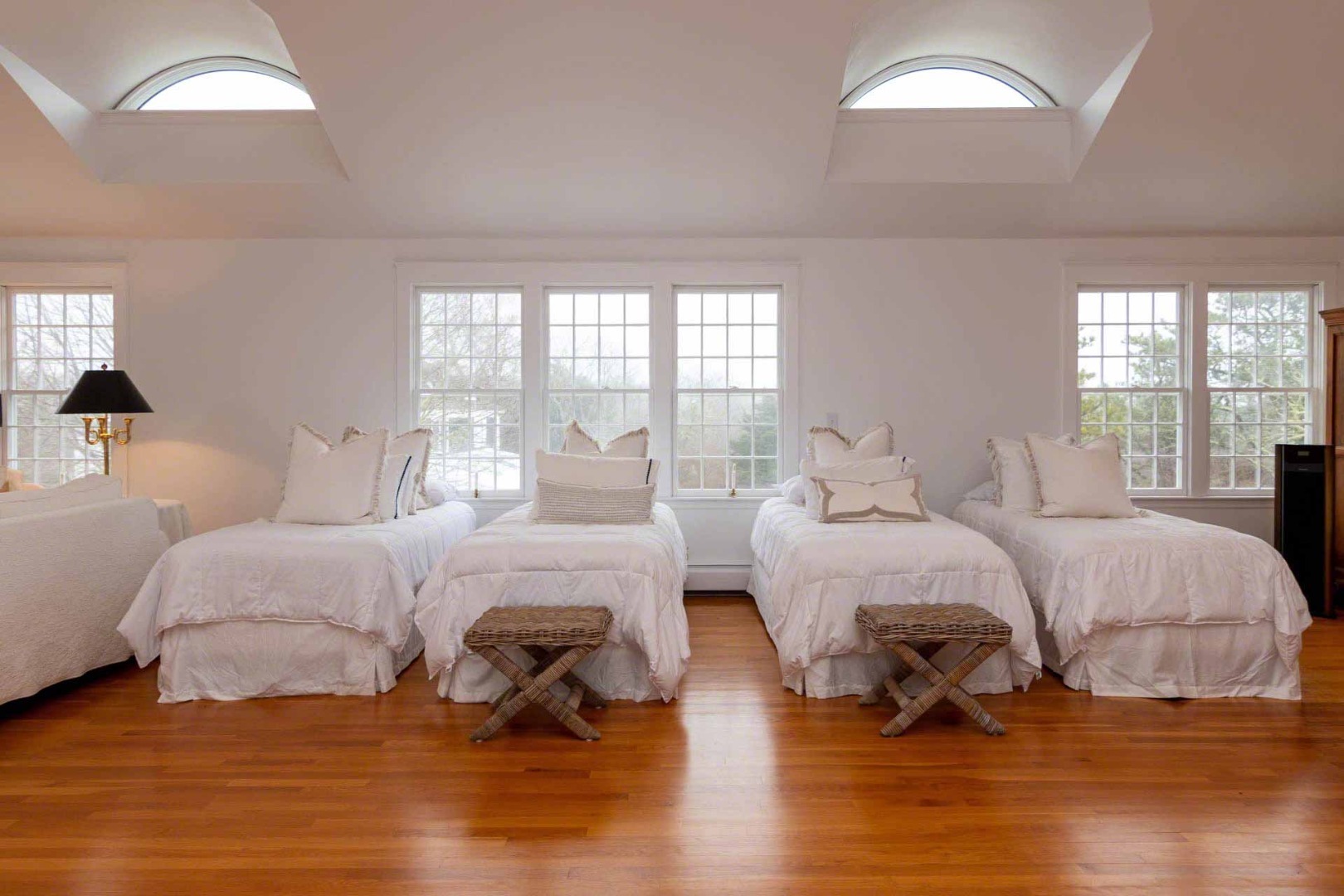 22 Edgartown Bay Road Edgartown, MA 02539 - Photo 52 of 55 a spacious bedroom with a bed and a large window