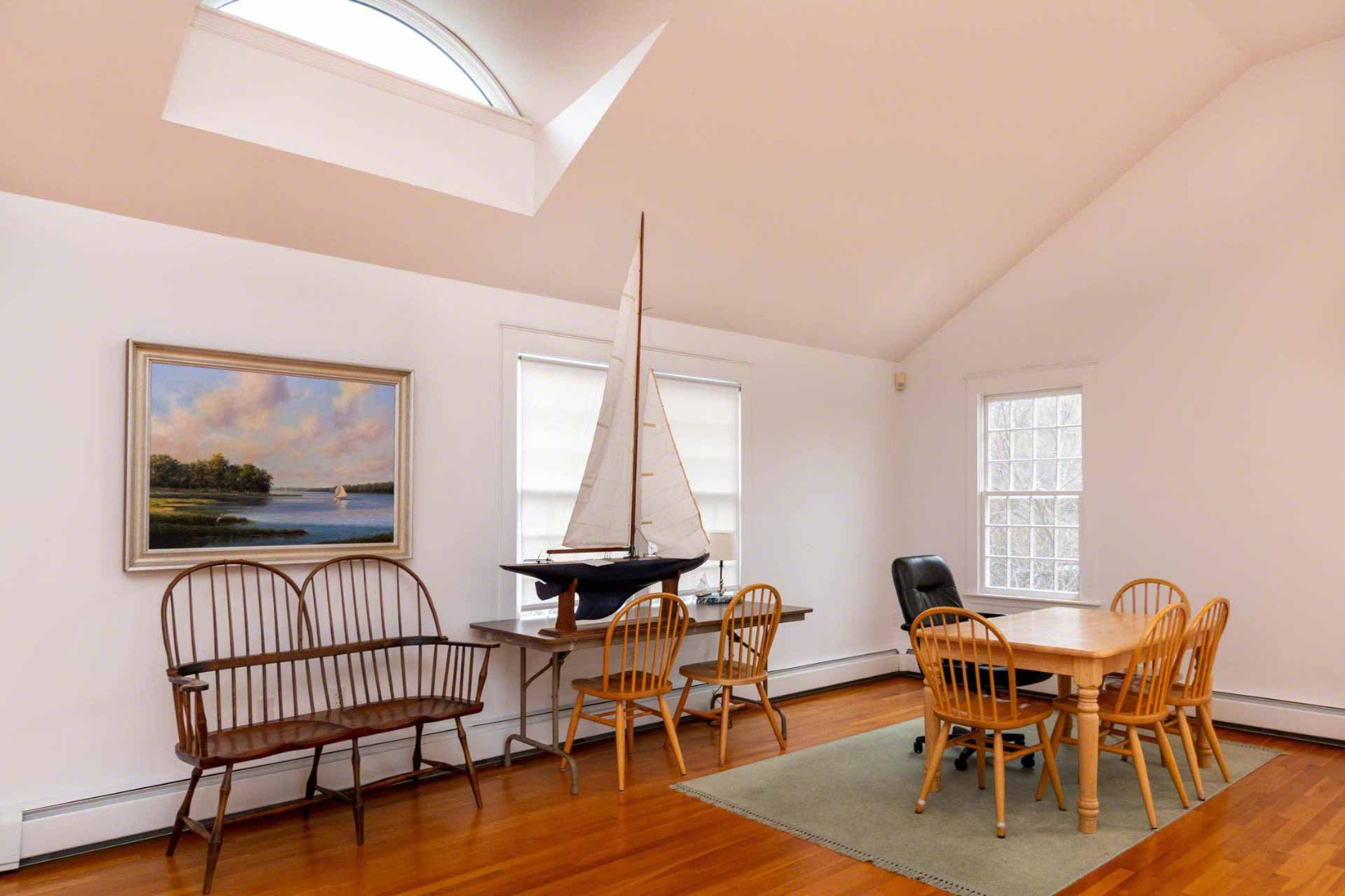 22 Edgartown Bay Road Edgartown, MA 02539 - Photo 53 of 55 a view of a dining room with furniture window and wooden floor