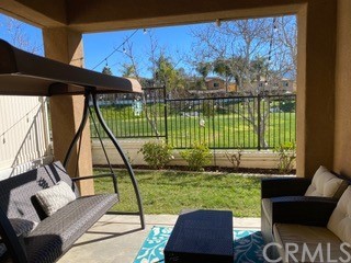46326 Cask Lane Temecula, CA 92592 - Photo 8 of 22 a view of backyard with seating space and furniture