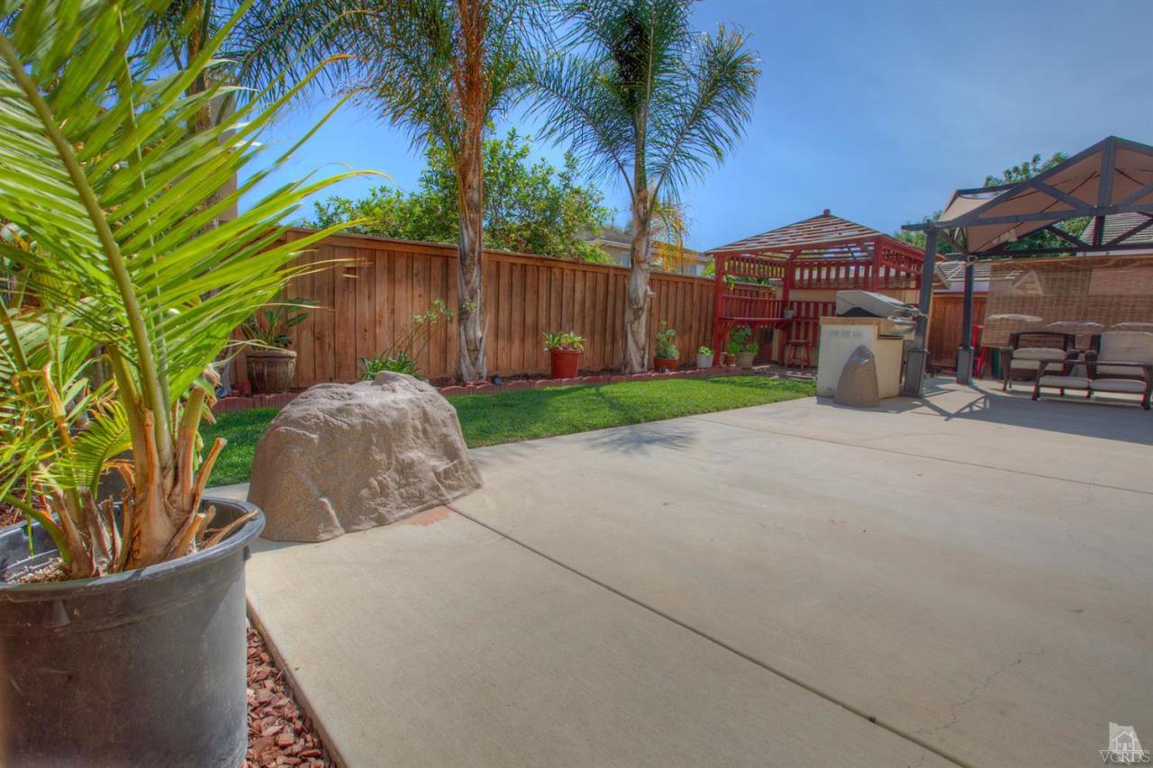 546 Morado Place Oxnard, CA 93030 - Photo 36 of 41 a view of a backyard with potted plants and a palm tree