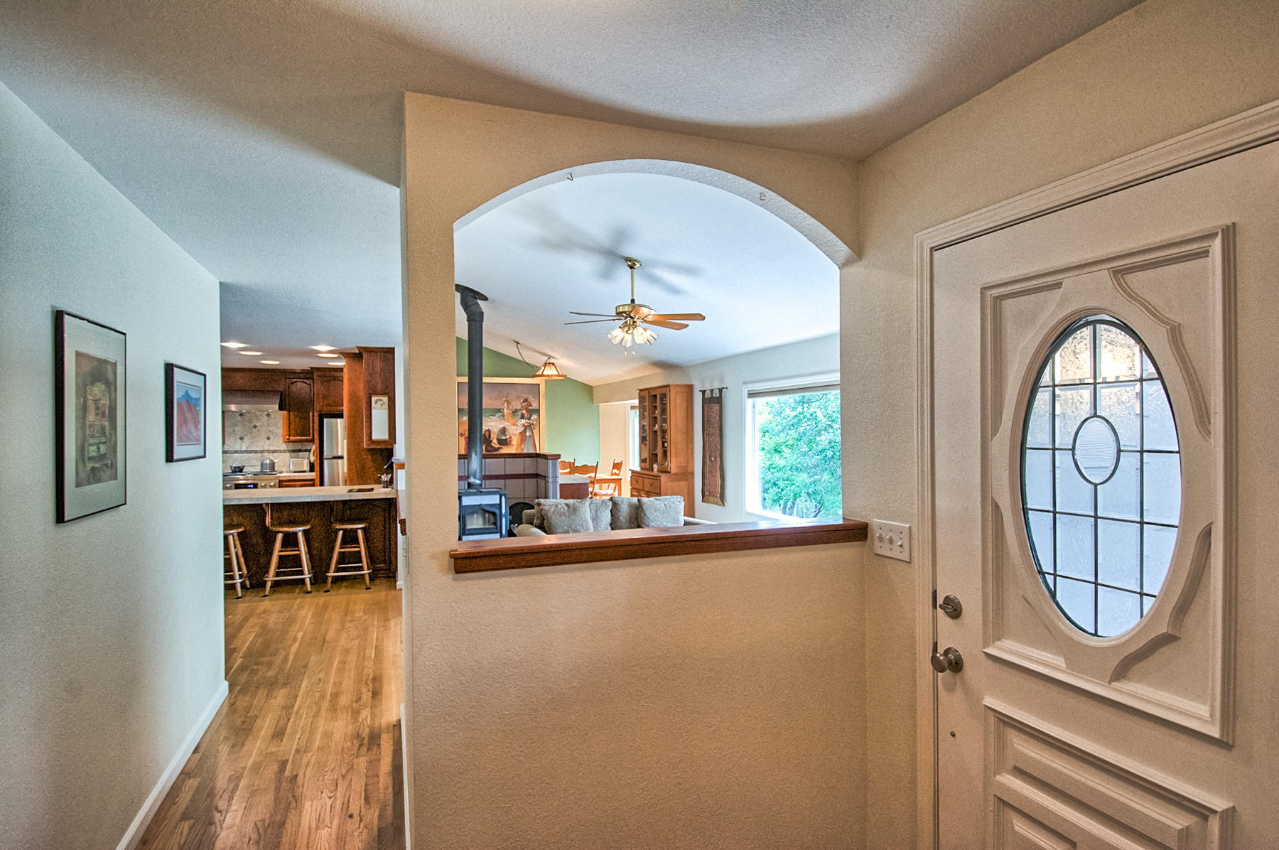Interior of Front Door