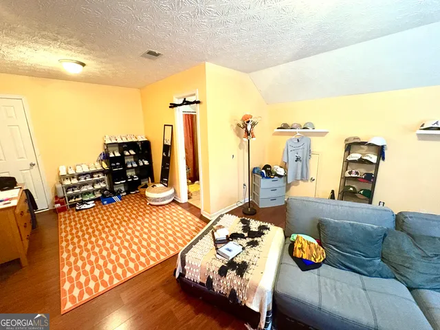 a outdoor living space with furniture and a couch