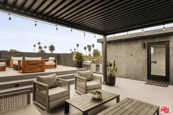 a outdoor space with patio furniture