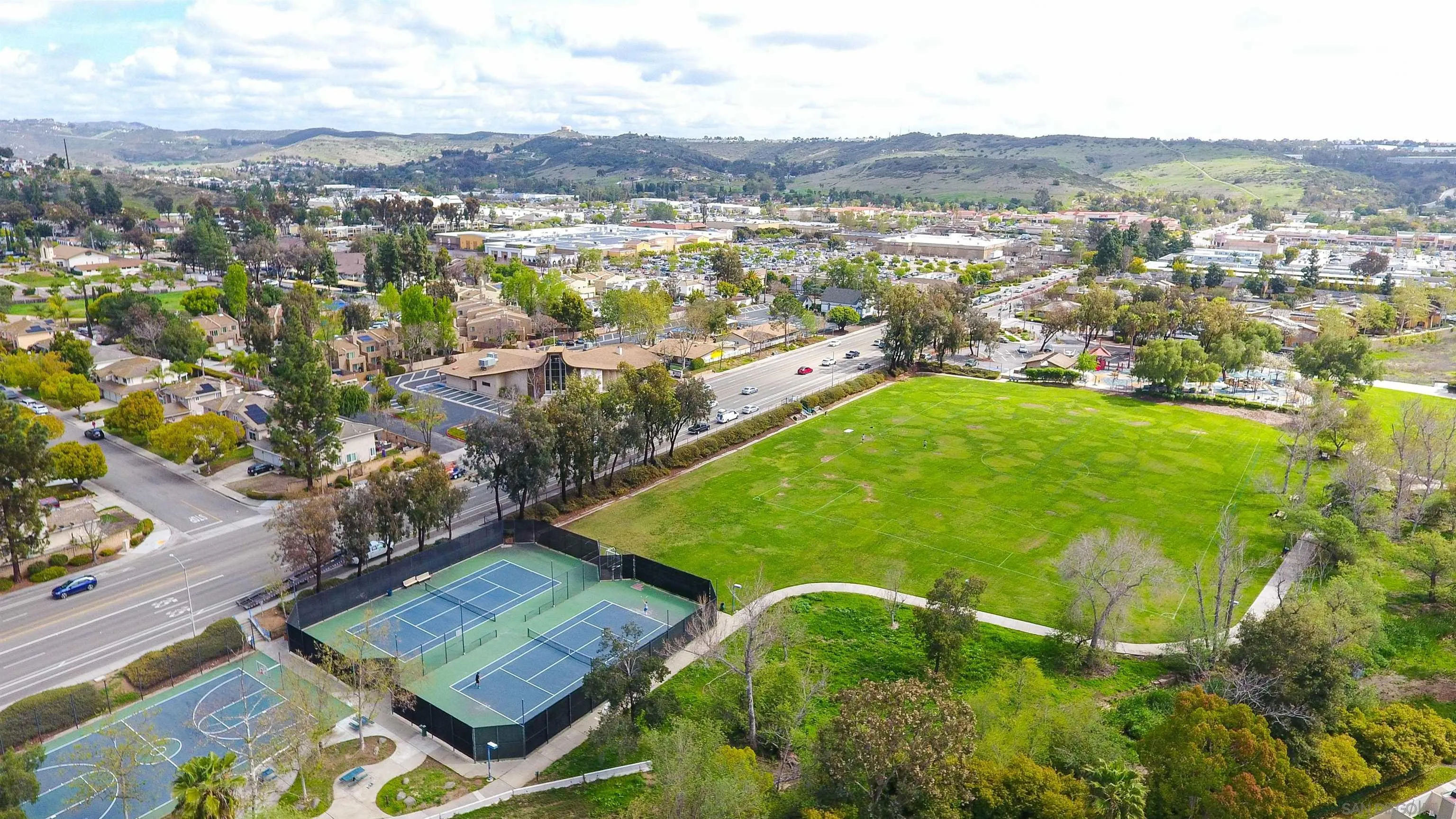 13657 Comuna Drive Poway, CA 92064 - Photo 31 of 36 an aerial view of residential houses with outdoor space