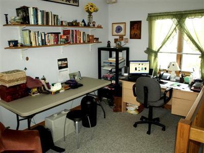 114 Shore Road Truro, MA 02666 - Photo 27 of 30 a view of a workspace with furniture and a window