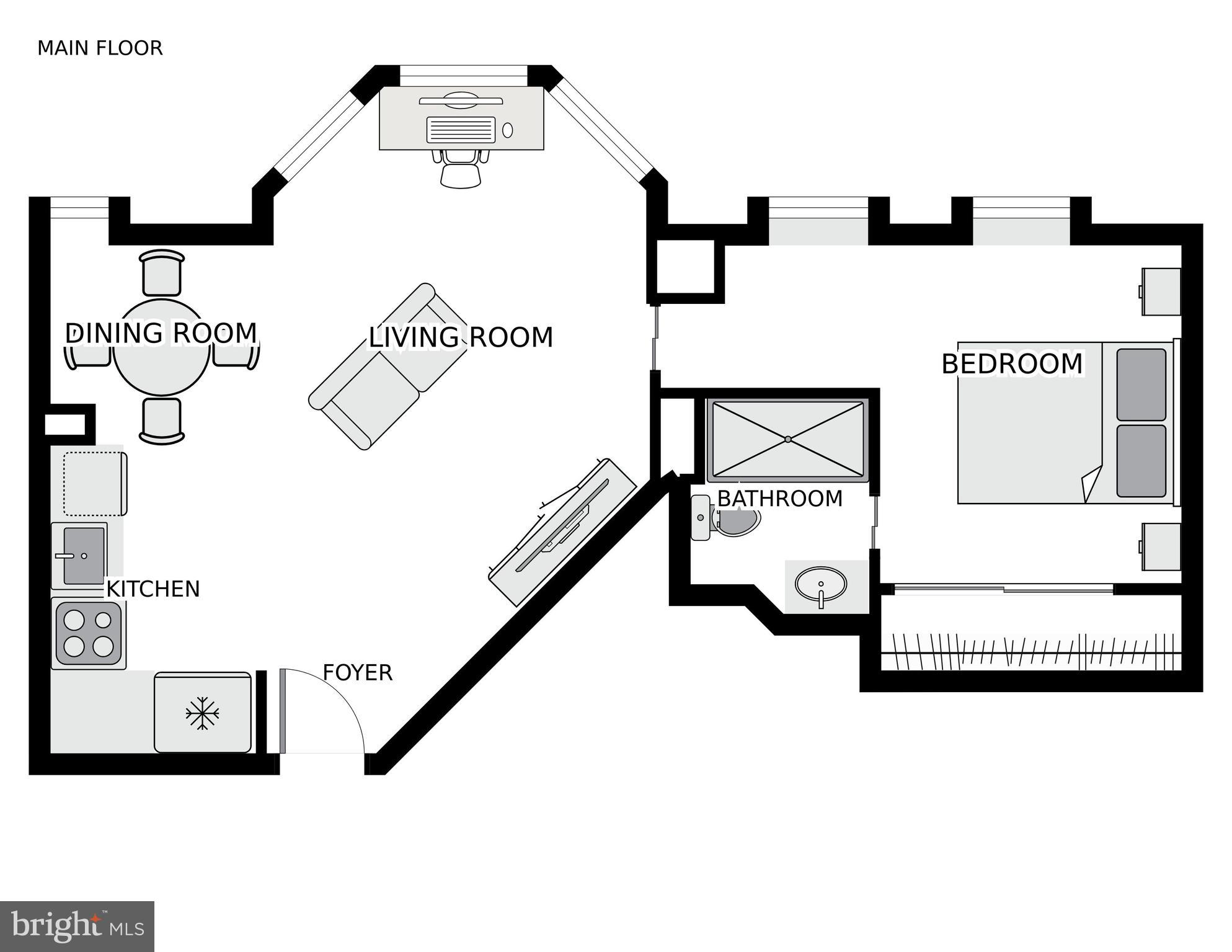 1615 Q Street Northwest, Unit 601 Washington, DC 20009 - Photo 21 of 21 a view of a room with gym equipment