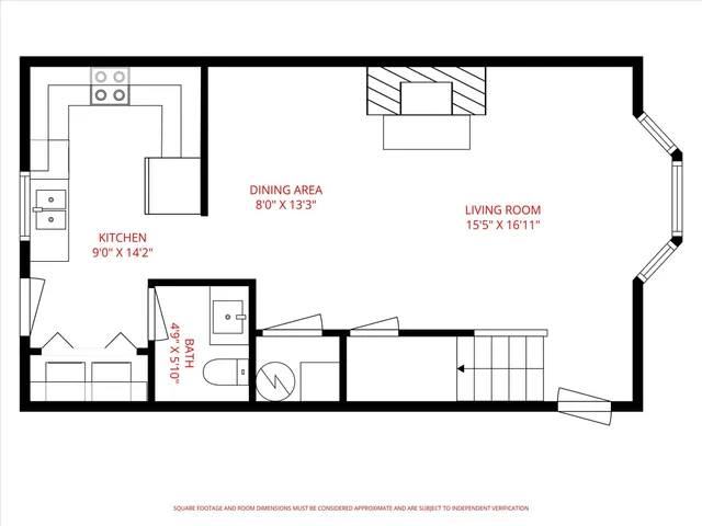 a picture of a park with furniture and a window