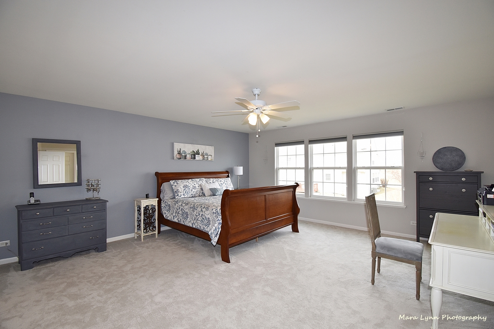 294 Sonora Drive Elgin, IL 60124 - Photo 19 of 40 a spacious bedroom with a bed and a dresser next to a window