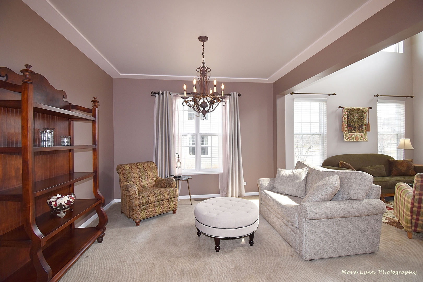 294 Sonora Drive Elgin, IL 60124 - Photo 6 of 40 a living room with furniture and a chandelier