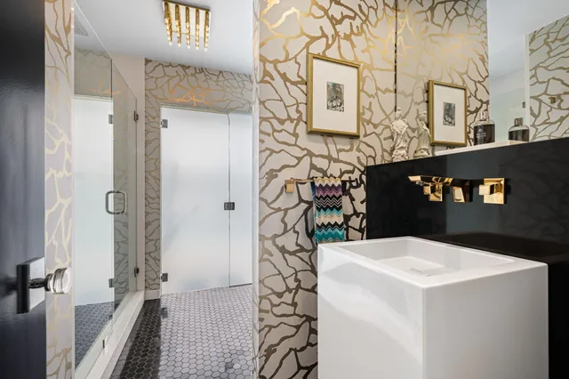 a view of a house with backyard sitting area and garden