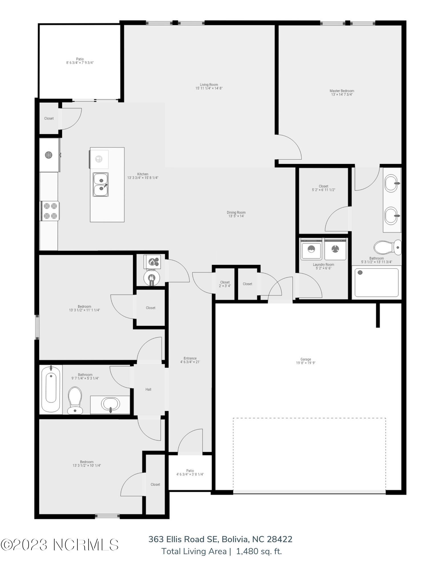 363 Ellis Road Southeast Bolivia, NC 28422 - Photo 26 of 26 363 Ellis Rd SE Floor Plan