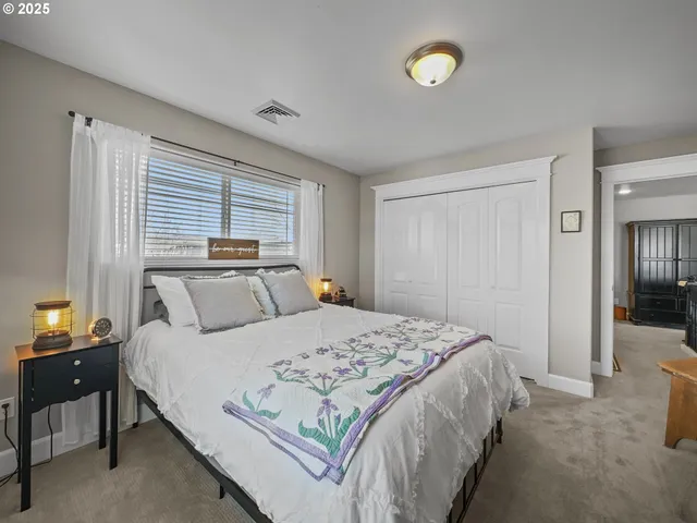 a view of staircase with rug