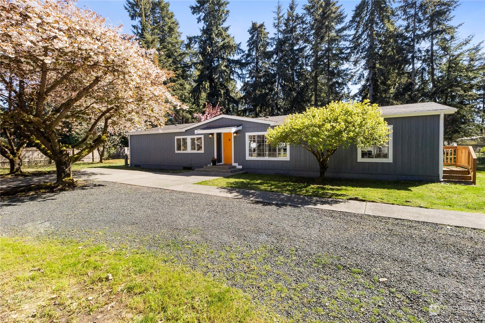 18441 Elaine Court Southwest Rochester, WA 98579 - Photo 29 of 30 a view of a house with a yard and large tree