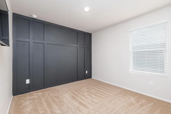 a view of a livingroom with a flat screen tv