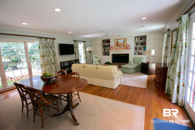 4214 Rochester Road Mobile, AL 36608 - Photo 7 of 21 Breakfast room with views of the rose garden on one side with deck on the other
