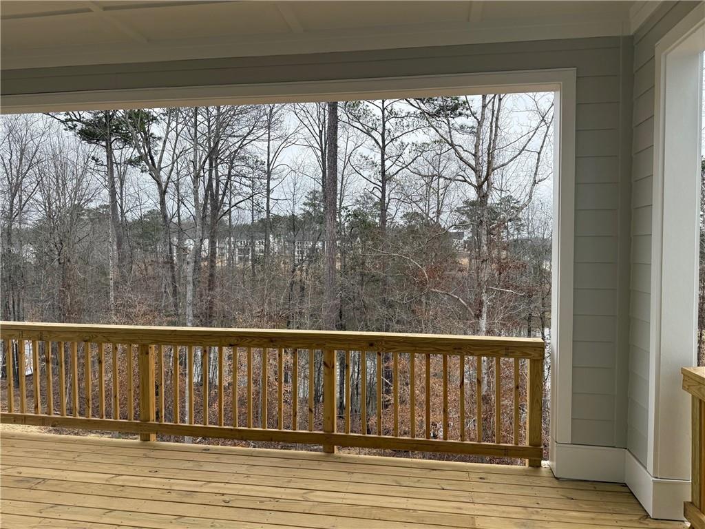 1168 Ridgeview Road Woodstock, GA 30188 - Photo 16 of 17 a view of balcony with wooden floor