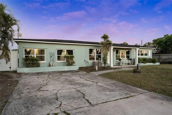 front view of a house with yard