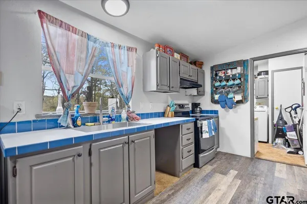 a room with storage and utility